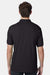 Hanes 054X Mens EcoSmart Short Sleeve Polo Shirt Black Model Back