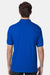 Hanes 054X Mens EcoSmart Short Sleeve Polo Shirt Deep Royal Blue Model Back
