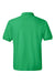 Hanes 054X Mens EcoSmart Short Sleeve Polo Shirt Kelly Green Flat Back