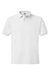 Hanes 054X Mens EcoSmart Short Sleeve Polo Shirt White Flat Front