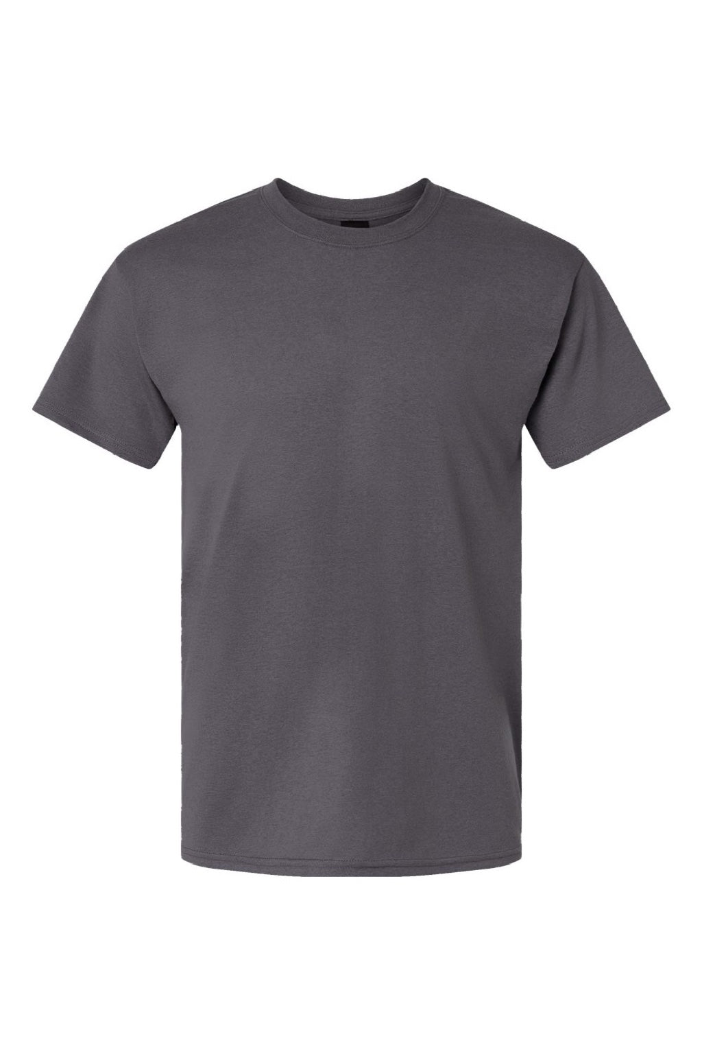 Hanes 42TB Mens Perfect-T Moisture Wicking Short Sleeve Crewneck T-Shirt Dada Grey Flat Front