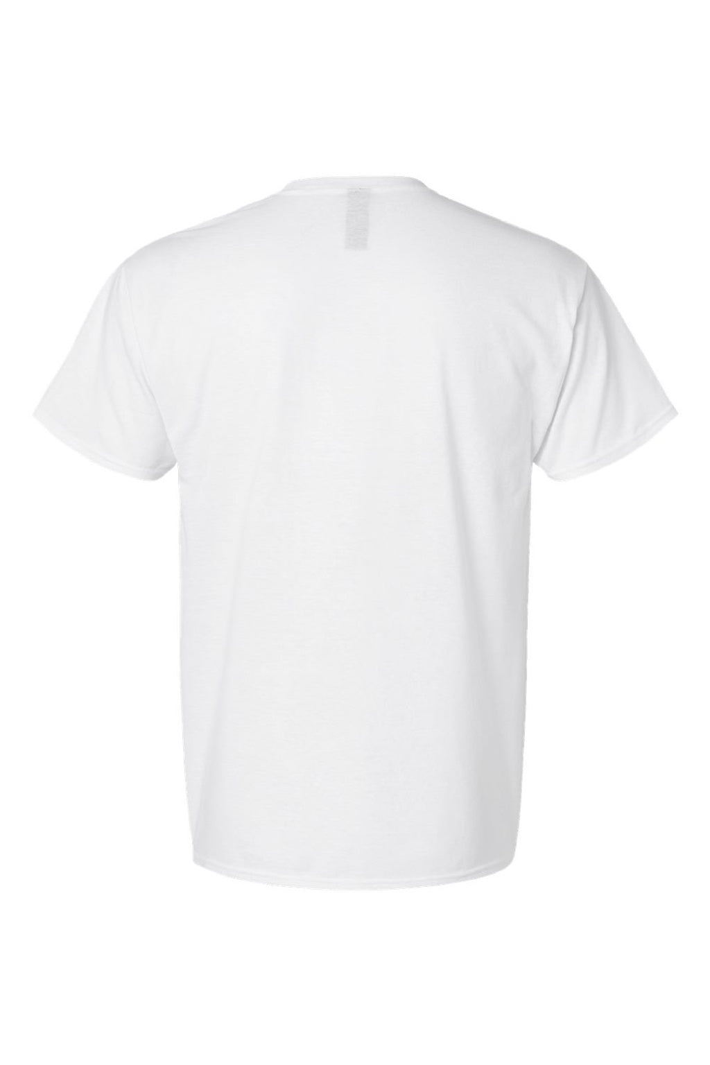Hanes 42TB Mens Perfect-T Moisture Wicking Short Sleeve Crewneck T-Shirt Eco White Flat Back