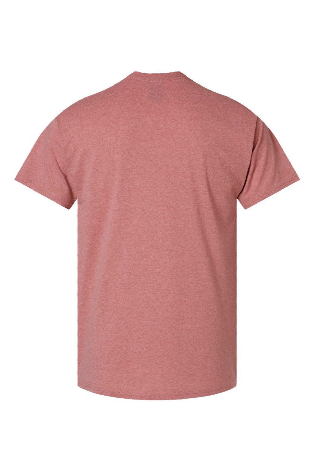 Hanes 42TB Mens Perfect-T Moisture Wicking Short Sleeve Crewneck T-Shirt Heather Mauve Flat Back
