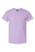 Hanes 42TB Mens Perfect-T Moisture Wicking Short Sleeve Crewneck T-Shirt Heather Pale Violet Purple Flat Front