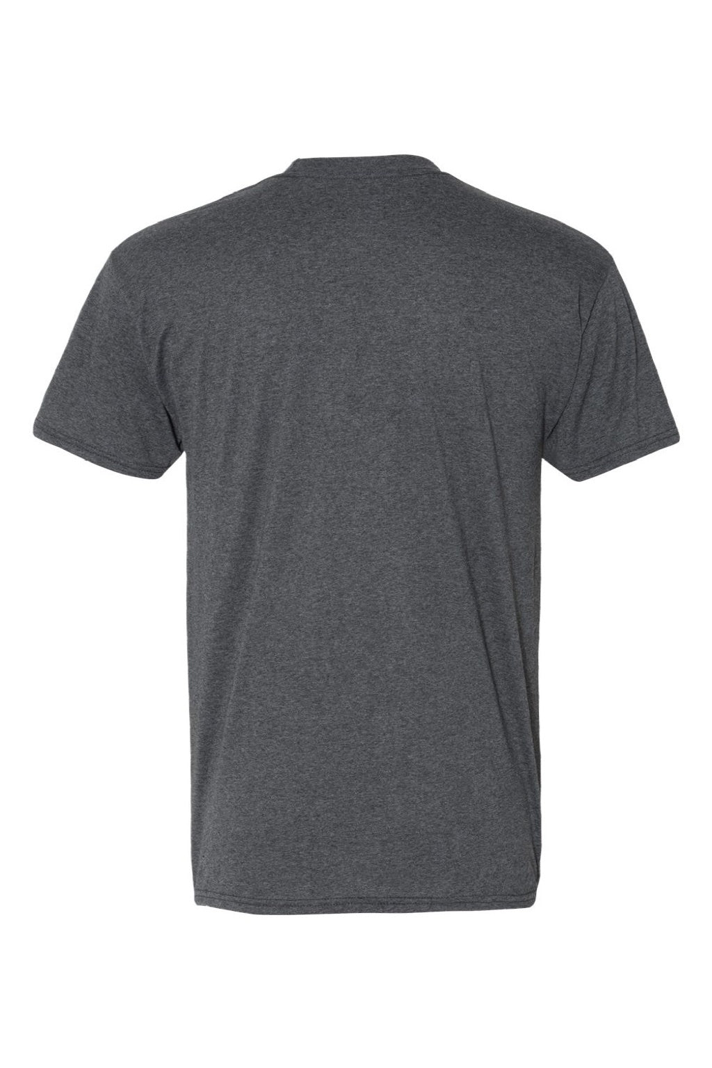 Hanes 42TB Mens Perfect-T Moisture Wicking Short Sleeve Crewneck T-Shirt Slate Grey Flat Back