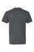Hanes 42TB Mens Perfect-T Moisture Wicking Short Sleeve Crewneck T-Shirt Slate Grey Flat Back
