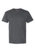 Hanes 42TB Mens Perfect-T Moisture Wicking Short Sleeve Crewneck T-Shirt Slate Grey Flat Front