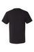 Hanes 42TB Mens Perfect-T Moisture Wicking Short Sleeve Crewneck T-Shirt Black Flat Back