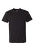 Hanes 42TB Mens Perfect-T Moisture Wicking Short Sleeve Crewneck T-Shirt Black Flat Front