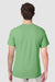 Hanes 42TB Mens Perfect-T Moisture Wicking Short Sleeve Crewneck T-Shirt Heather True Green Model Back