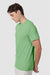 Hanes 42TB Mens Perfect-T Moisture Wicking Short Sleeve Crewneck T-Shirt Heather True Green Model Side