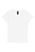 Hanes 42VT Womens Perfect-T Moisture Wicking Short Sleeve V-Neck T-Shirt Eco White Flat Front
