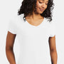 Hanes Womens Perfect-T Moisture Wicking Short Sleeve V-Neck T-Shirt - Eco White