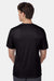 Hanes 4820 Mens Cool DRI Moisture Wicking Short Sleeve Crewneck T-Shirt Black Model Back