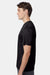 Hanes 4820 Mens Cool DRI Moisture Wicking Short Sleeve Crewneck T-Shirt Black Model Side