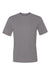 Hanes 4820 Mens Cool DRI Moisture Wicking Short Sleeve Crewneck T-Shirt Graphite Grey Flat Front