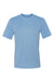 Hanes 4820 Mens Cool DRI Moisture Wicking Short Sleeve Crewneck T-Shirt Light Blue Flat Front