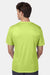 Hanes 4820 Mens Cool DRI Moisture Wicking Short Sleeve Crewneck T-Shirt Safety Green Model Back