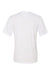 Hanes 4820 Mens Cool DRI Moisture Wicking Short Sleeve Crewneck T-Shirt White Flat Back