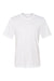 Hanes 4820 Mens Cool DRI Moisture Wicking Short Sleeve Crewneck T-Shirt White Flat Front