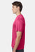 Hanes 4820 Mens Cool DRI Moisture Wicking Short Sleeve Crewneck T-Shirt Wow Pink Model Side