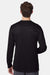 Hanes 482L Mens Cool DRI Moisture Wicking Long Sleeve Crewneck T-Shirt Black Model Back