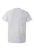 Hanes 4980 Mens Perfect-T Short Sleeve Crewneck T-Shirt Ash Grey Flat Back