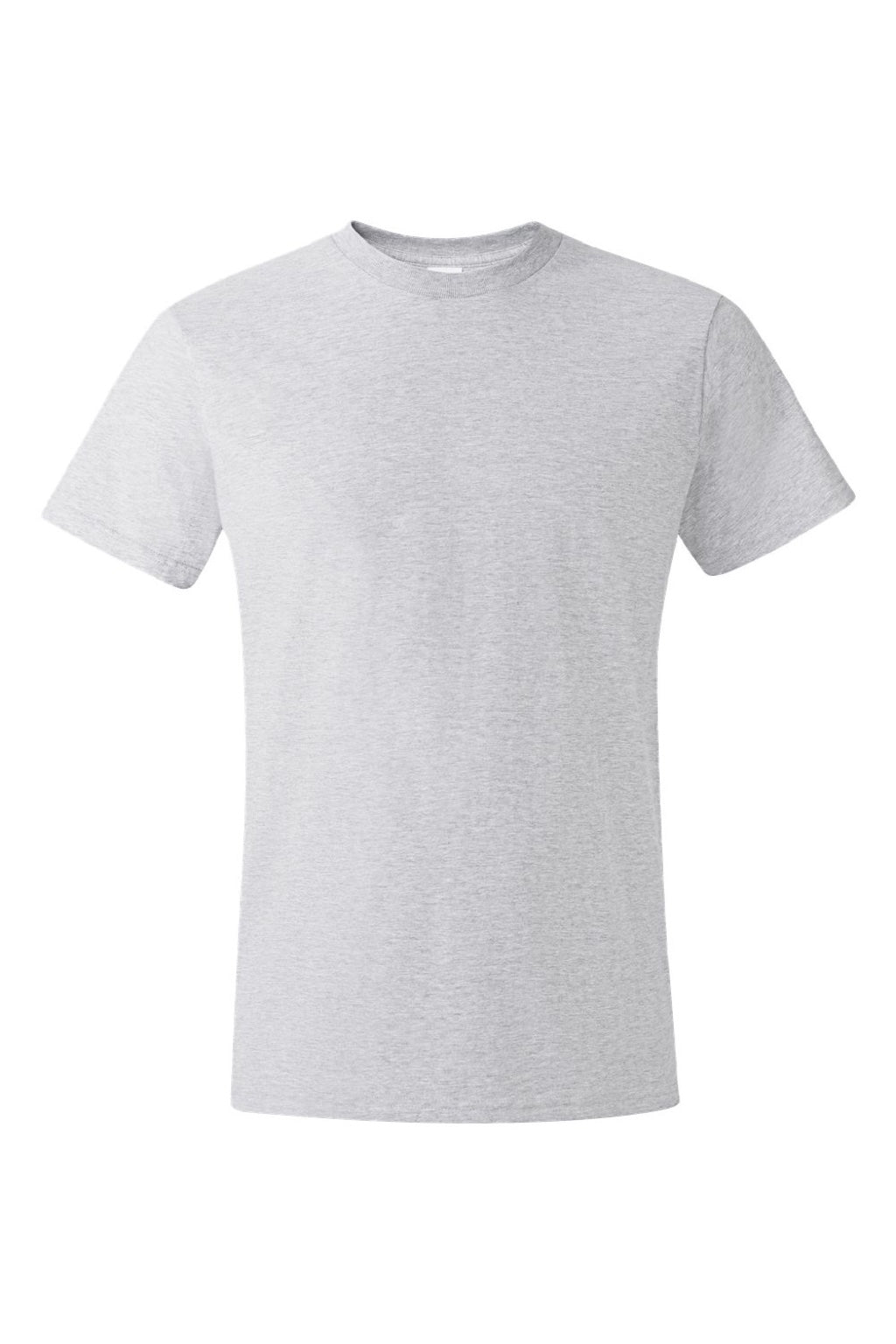 Hanes 4980 Mens Perfect-T Short Sleeve Crewneck T-Shirt Ash Grey Flat Front