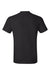 Hanes 4980 Mens Perfect-T Short Sleeve Crewneck T-Shirt Black Flat Back