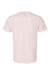 Hanes 4980 Mens Perfect-T Short Sleeve Crewneck T-Shirt Heather Body Blush Pink Flat Back