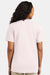 Hanes 4980 Mens Perfect-T Short Sleeve Crewneck T-Shirt Heather Body Blush Pink Model Back