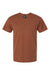 Hanes 4980 Mens Perfect-T Short Sleeve Crewneck T-Shirt Canyon Rock Brown Flat Front