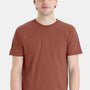 Hanes Mens Perfect-T Short Sleeve Crewneck T-Shirt - Canyon Rock Brown