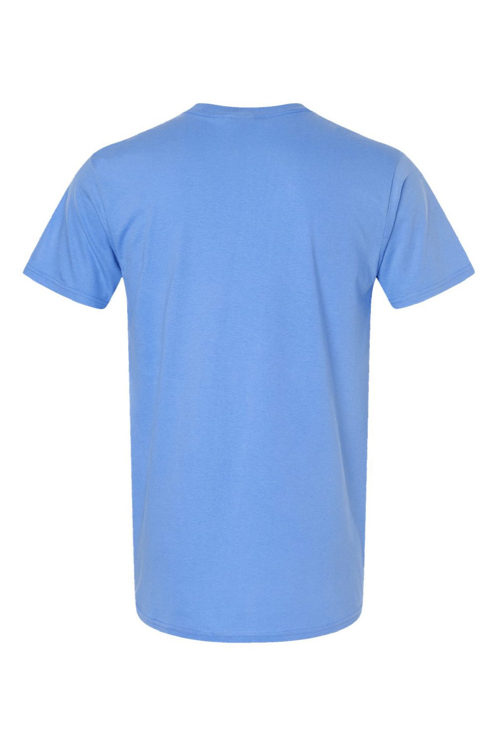 Hanes 4980 Mens Perfect-T Short Sleeve Crewneck T-Shirt Carolina Blue Flat Back