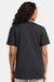 Hanes 4980 Mens Perfect-T Short Sleeve Crewneck T-Shirt Heather Charcoal Grey Model Back