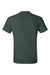 Hanes 4980 Mens Perfect-T Short Sleeve Crewneck T-Shirt Deep Forest Green Flat Back