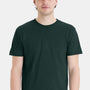 Hanes Mens Perfect-T Short Sleeve Crewneck T-Shirt - Deep Forest Green