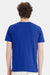 Hanes 4980 Mens Perfect-T Short Sleeve Crewneck T-Shirt Deep Royal Blue Model Back