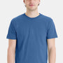 Hanes Mens Perfect-T Short Sleeve Crewneck T-Shirt - Denim Blue