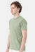 Hanes 4980 Mens Perfect-T Short Sleeve Crewneck T-Shirt Equilibrium Green Model Side