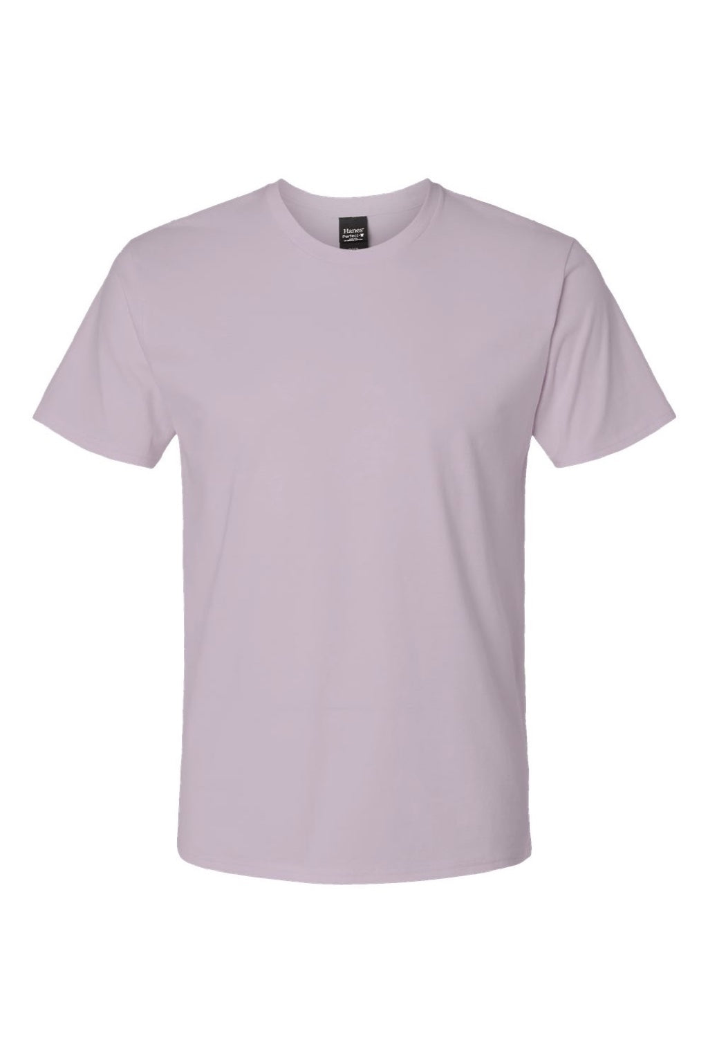Hanes 4980 Mens Perfect-T Short Sleeve Crewneck T-Shirt Iced Mocha Flat Front