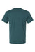 Hanes 4980 Mens Perfect-T Short Sleeve Crewneck T-Shirt Heather Jade Pine Flat Back