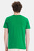 Hanes 4980 Mens Perfect-T Short Sleeve Crewneck T-Shirt Kelly Green Model Back
