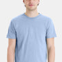 Hanes Mens Perfect-T Short Sleeve Crewneck T-Shirt - Light Blue