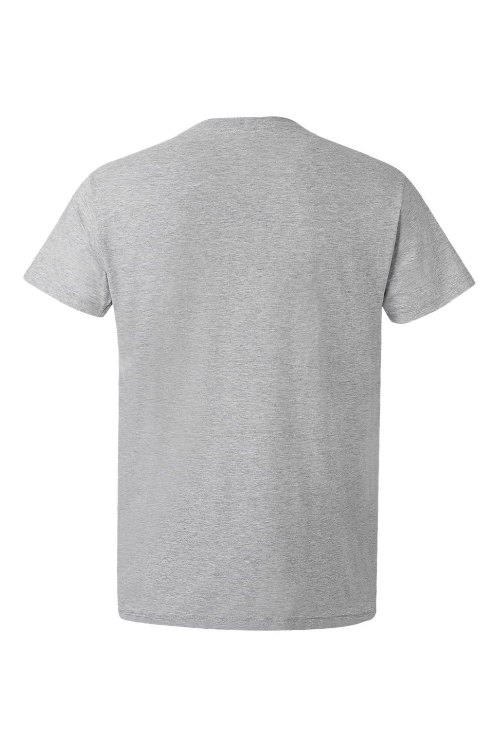 Hanes 4980 Mens Perfect-T Short Sleeve Crewneck T-Shirt Light Steel Grey Flat Back