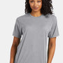 Hanes Mens Perfect-T Short Sleeve Crewneck T-Shirt - Light Steel Grey