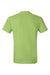 Hanes 4980 Mens Perfect-T Short Sleeve Crewneck T-Shirt Lime Green Flat Back