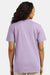 Hanes 4980 Mens Perfect-T Short Sleeve Crewneck T-Shirt Marbled Pale Violet Model Back