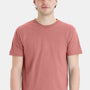 Hanes Mens Perfect-T Short Sleeve Crewneck T-Shirt - Mauve