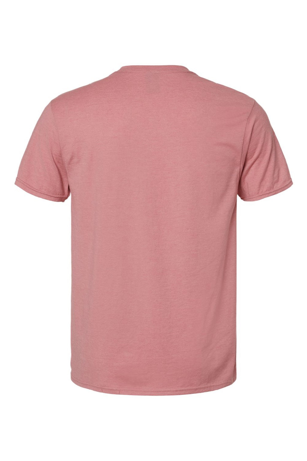 Hanes 4980 Mens Perfect-T Short Sleeve Crewneck T-Shirt Heather Mauve Flat Back